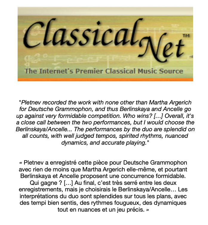 Brève Classical.net Juin 2014