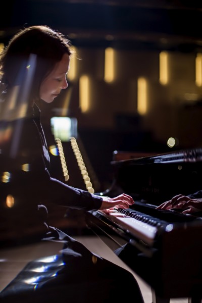 Ludmila Berlinskaya at the piano